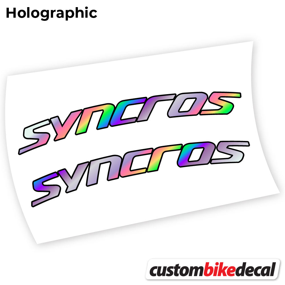 Decal, Syncross Fraser IC SL, Handlebar, Sticker Vinyl