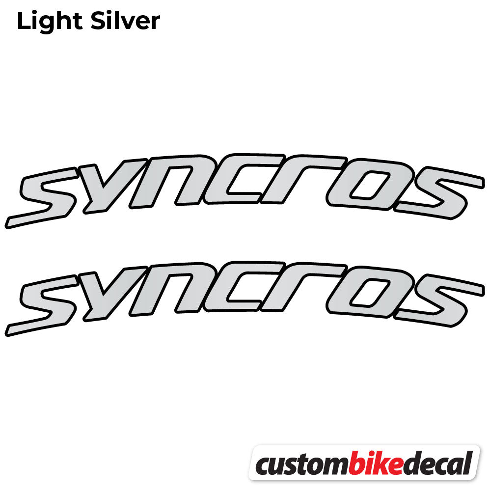 Aufkleber, Syncross Fraser IC SL, Lenkeraufkleber Vinyl