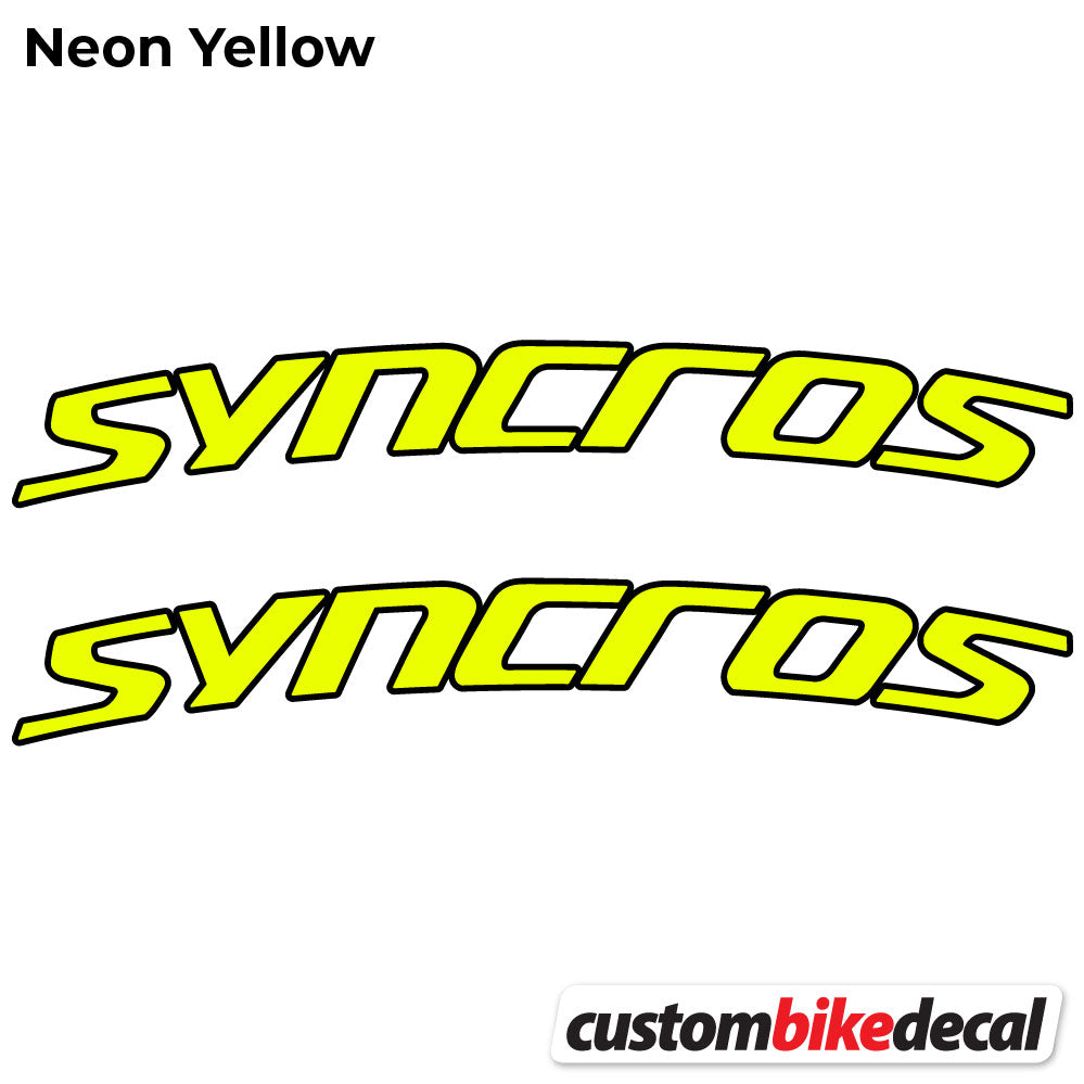 Aufkleber, Syncross Fraser IC SL, Lenkeraufkleber Vinyl