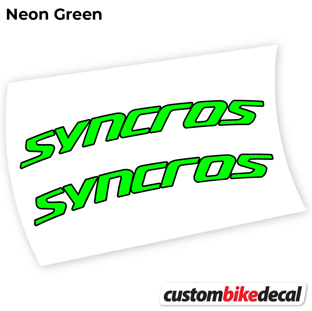 Decal, Syncross Fraser IC SL, Handlebar, Sticker Vinyl