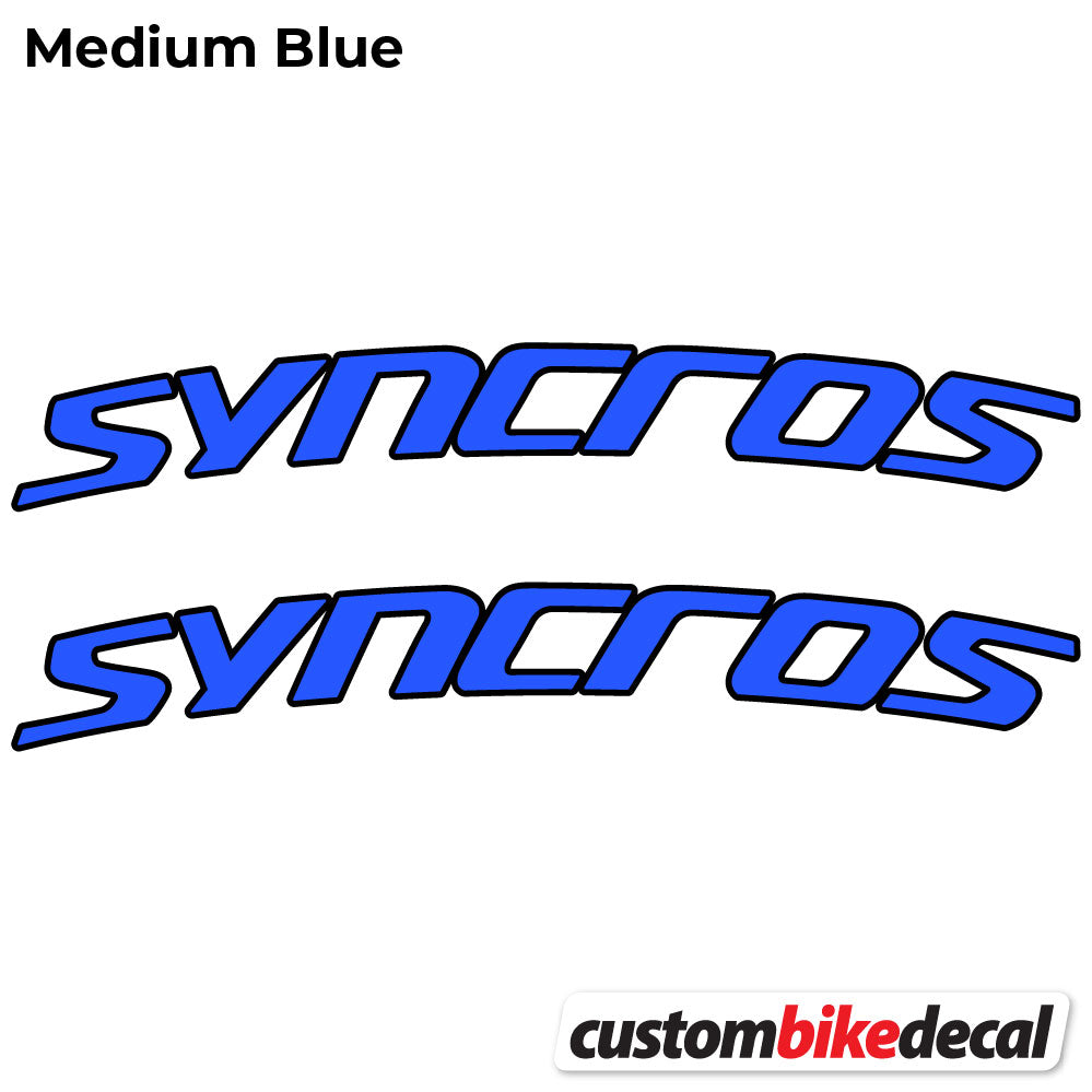 Aufkleber, Syncross Fraser IC SL, Lenkeraufkleber Vinyl