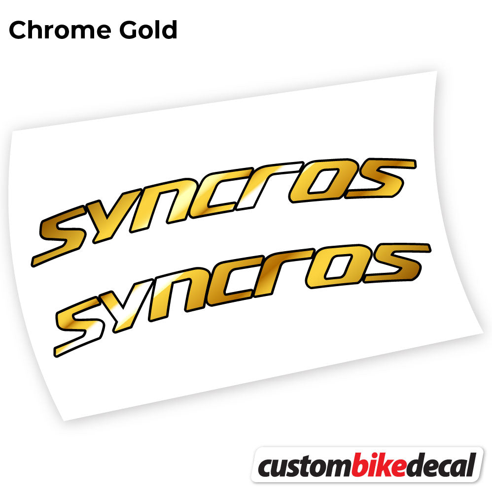 Decal, Syncross Fraser IC SL, Handlebar, Sticker Vinyl