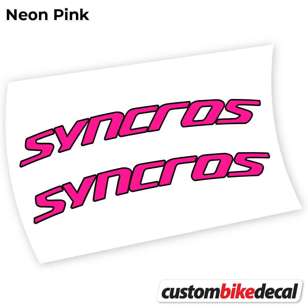 Decal, Syncross Fraser IC SL, Handlebar, Sticker Vinyl