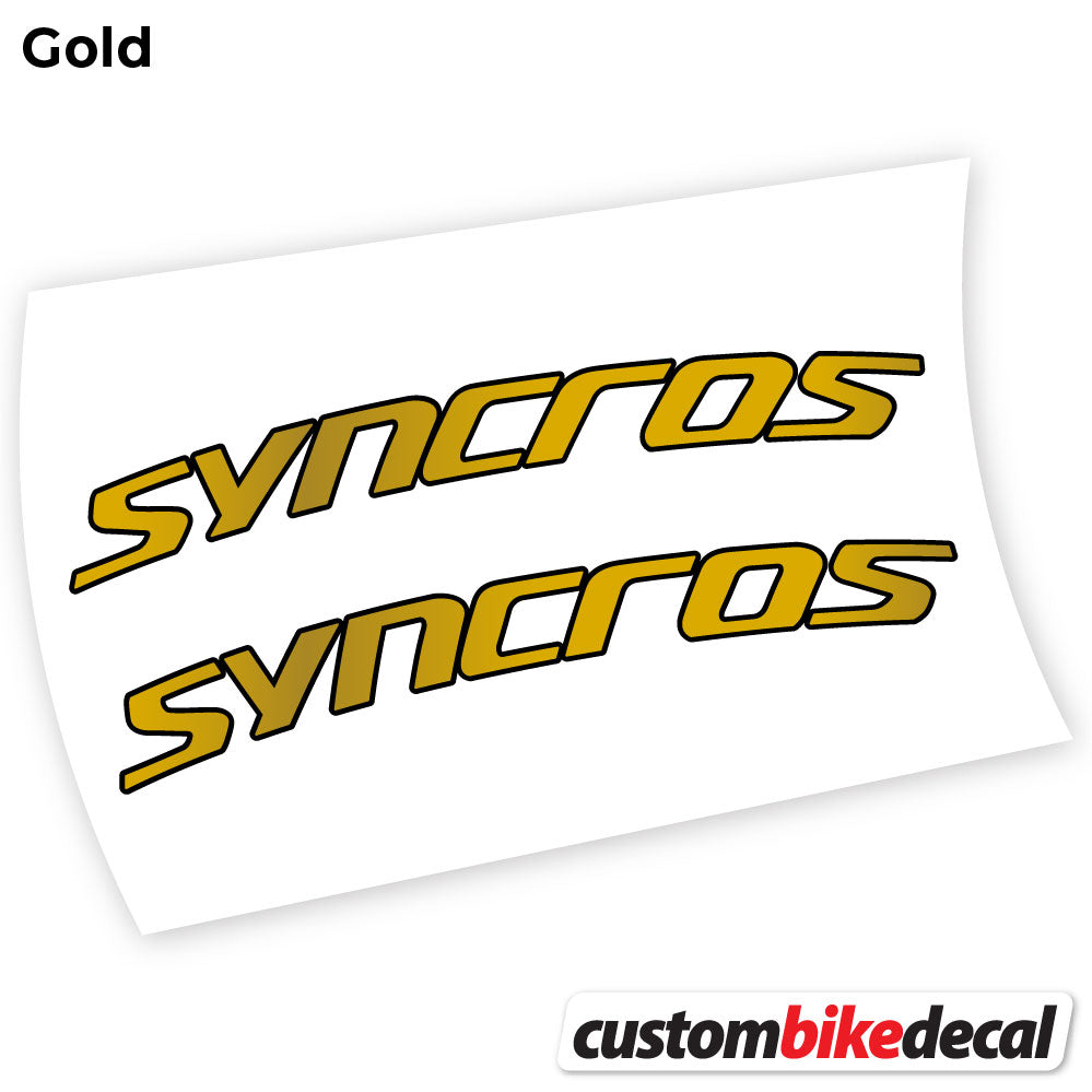 Decal, Syncross Fraser IC SL, Handlebar, Sticker Vinyl