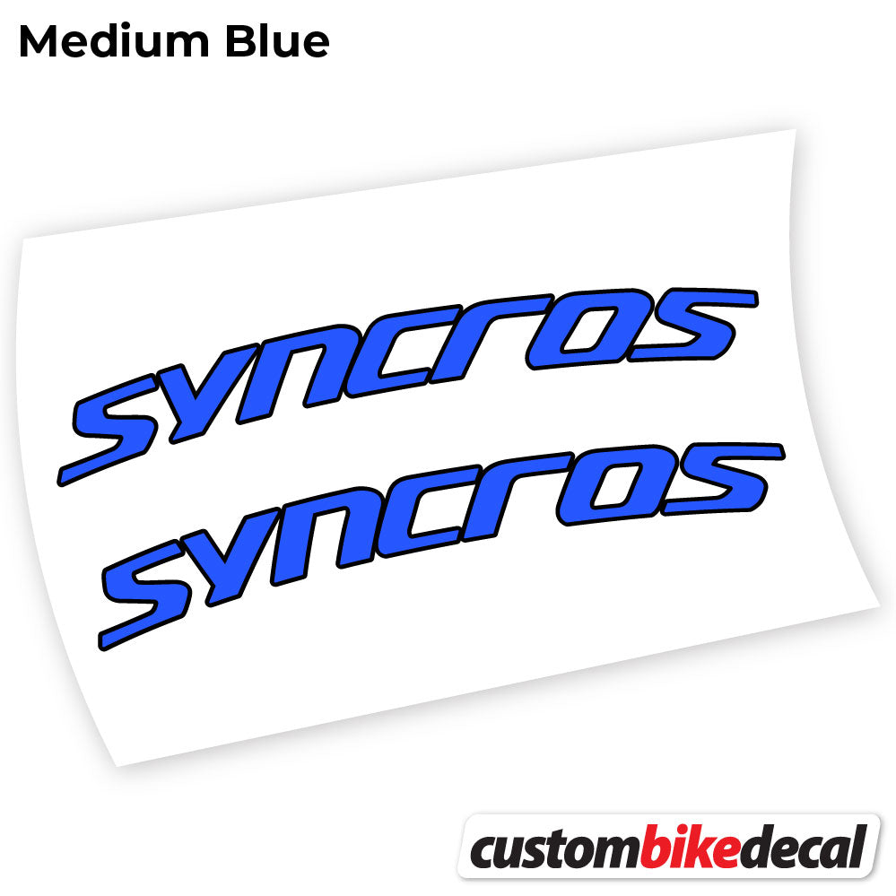 Decal, Syncross Fraser IC SL, Handlebar, Sticker Vinyl