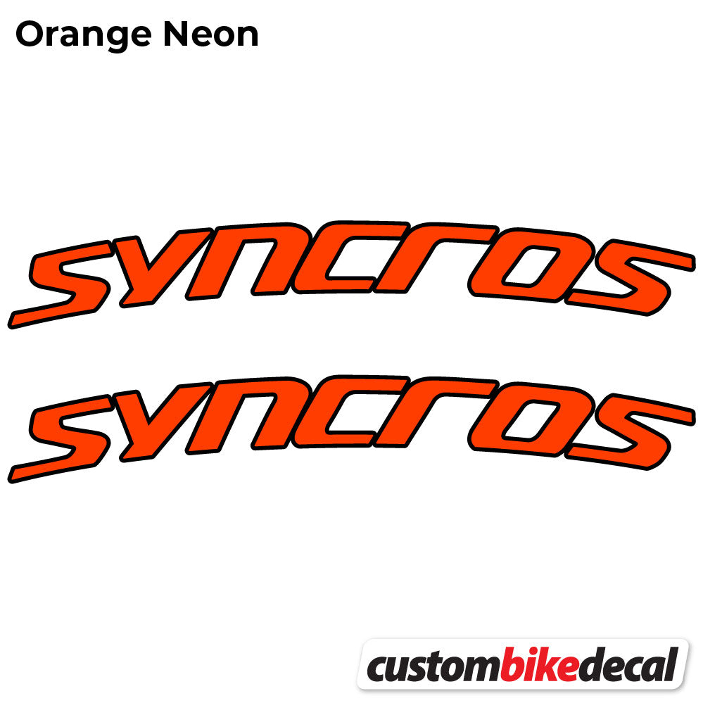 Aufkleber, Syncross Fraser IC SL, Lenkeraufkleber Vinyl