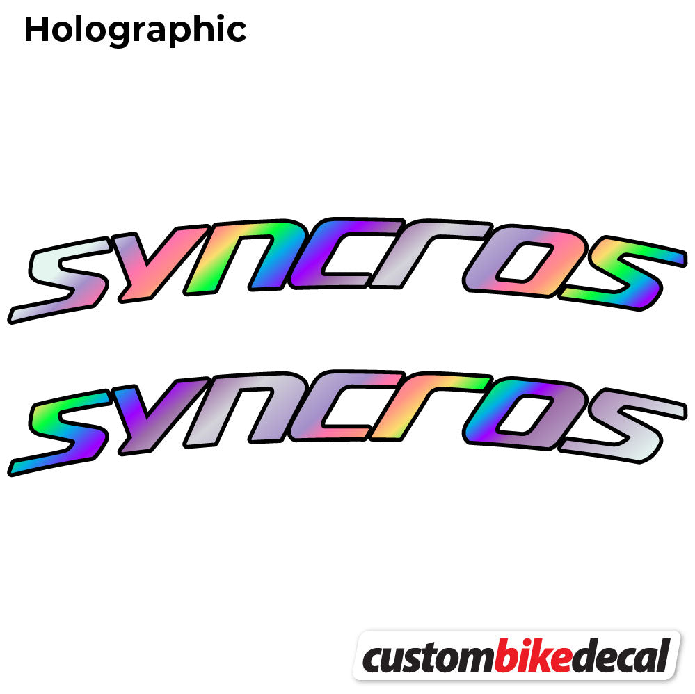 Aufkleber, Syncross Fraser IC SL, Lenkeraufkleber Vinyl