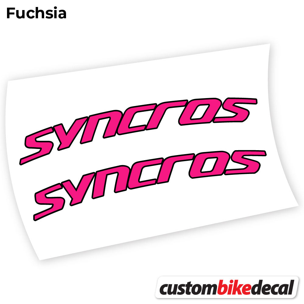 Decal, Syncross Fraser IC SL, Handlebar, Sticker Vinyl