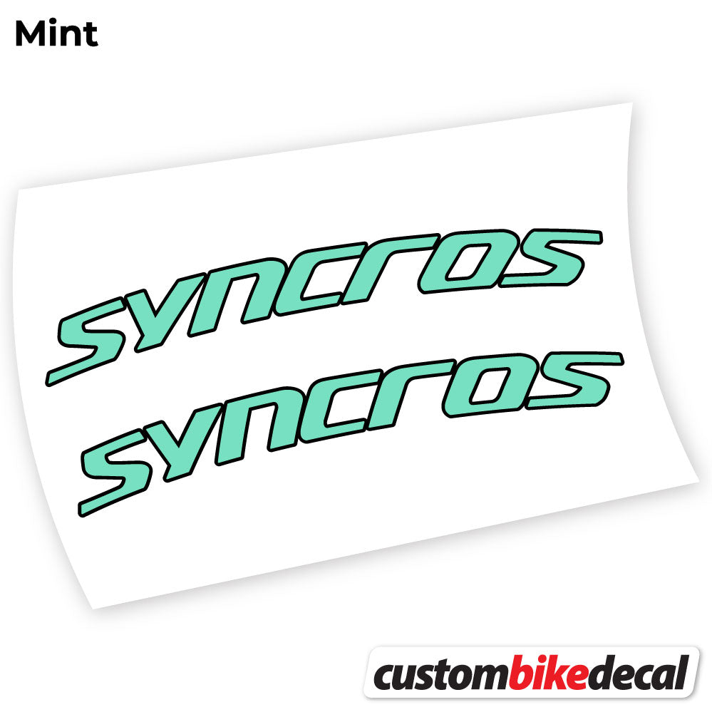 Decal, Syncross Fraser IC SL, Handlebar, Sticker Vinyl