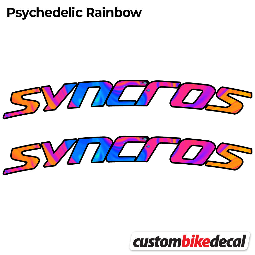 Aufkleber, Syncross Fraser IC SL, Lenkeraufkleber Vinyl