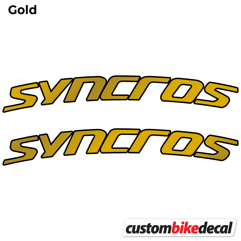 Aufkleber, Syncross Fraser IC SL, Lenkeraufkleber Vinyl