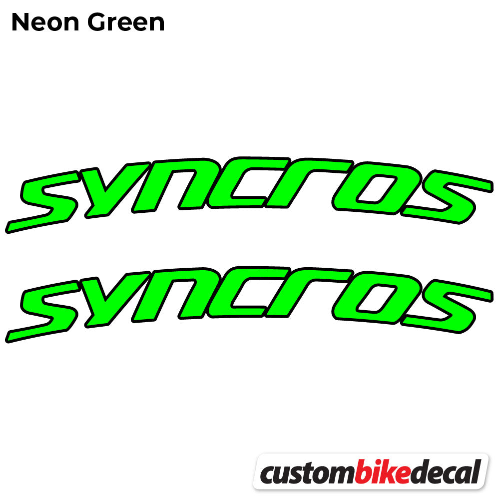 Aufkleber, Syncross Fraser IC SL, Lenkeraufkleber Vinyl