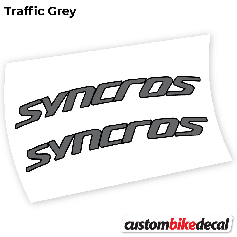 Decal, Syncross Fraser IC SL, Handlebar, Sticker Vinyl