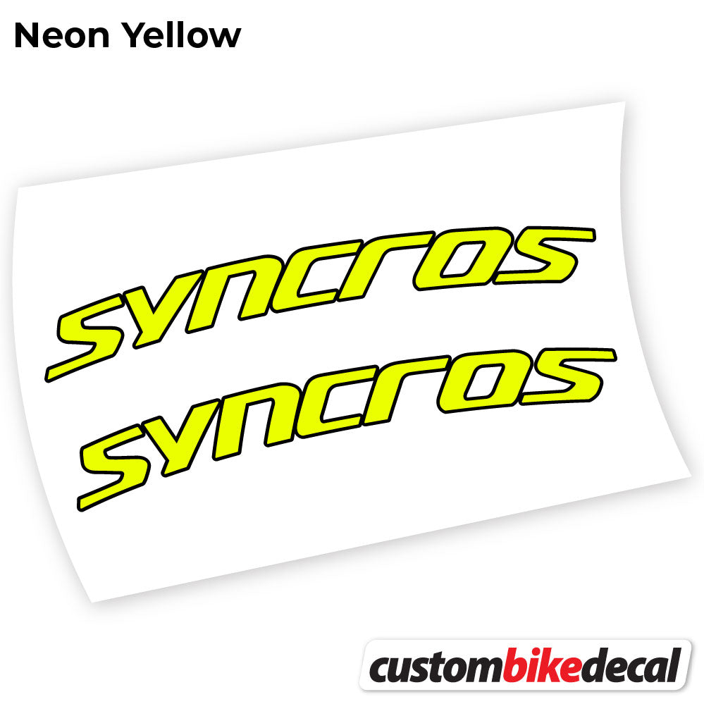 Decal, Syncross Fraser IC SL, Handlebar, Sticker Vinyl
