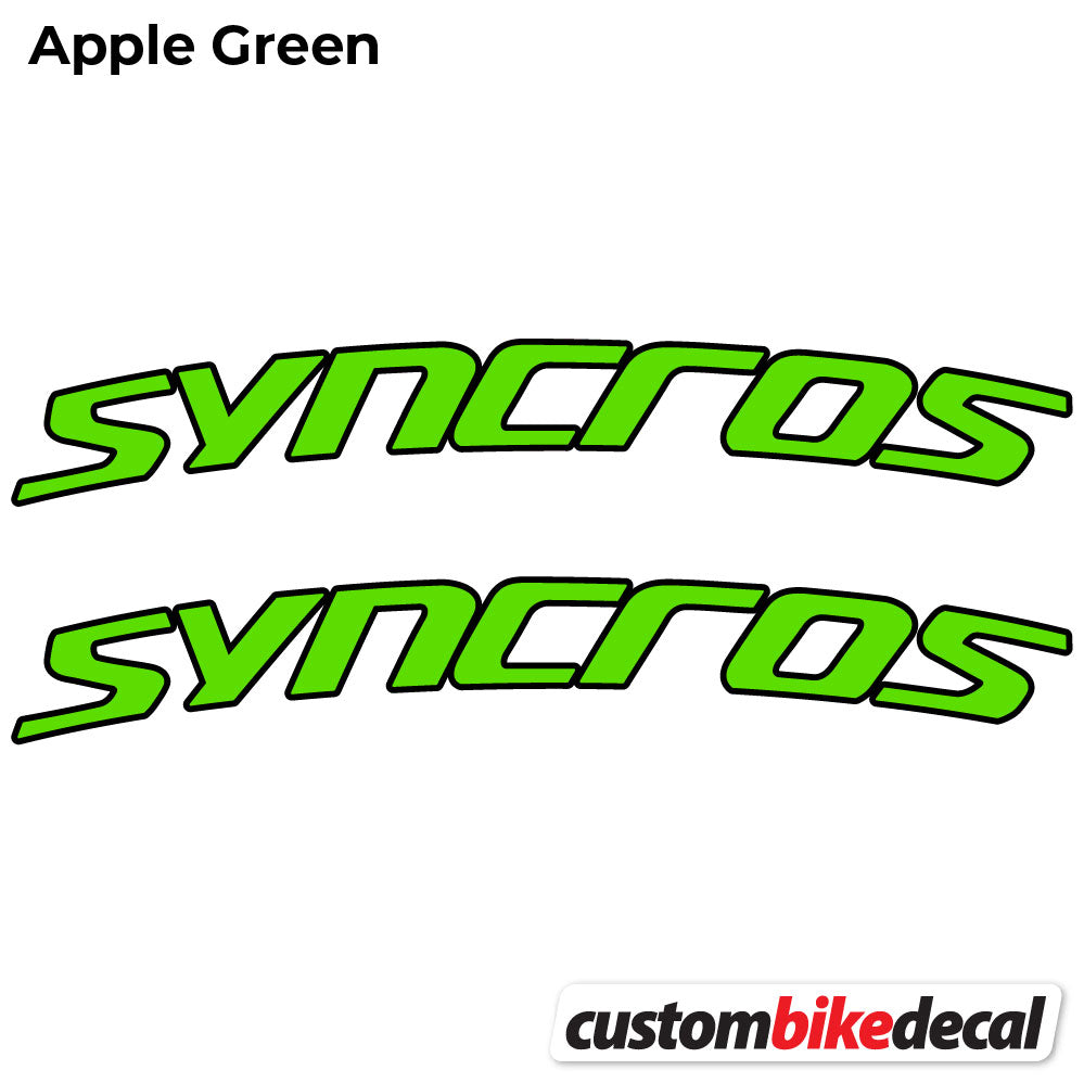 Aufkleber, Syncross Fraser IC SL, Lenkeraufkleber Vinyl