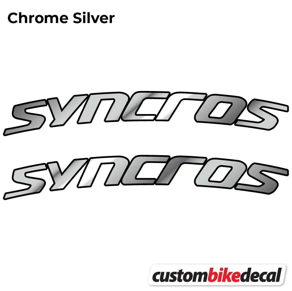 Aufkleber, Syncross Fraser IC SL, Lenkeraufkleber Vinyl