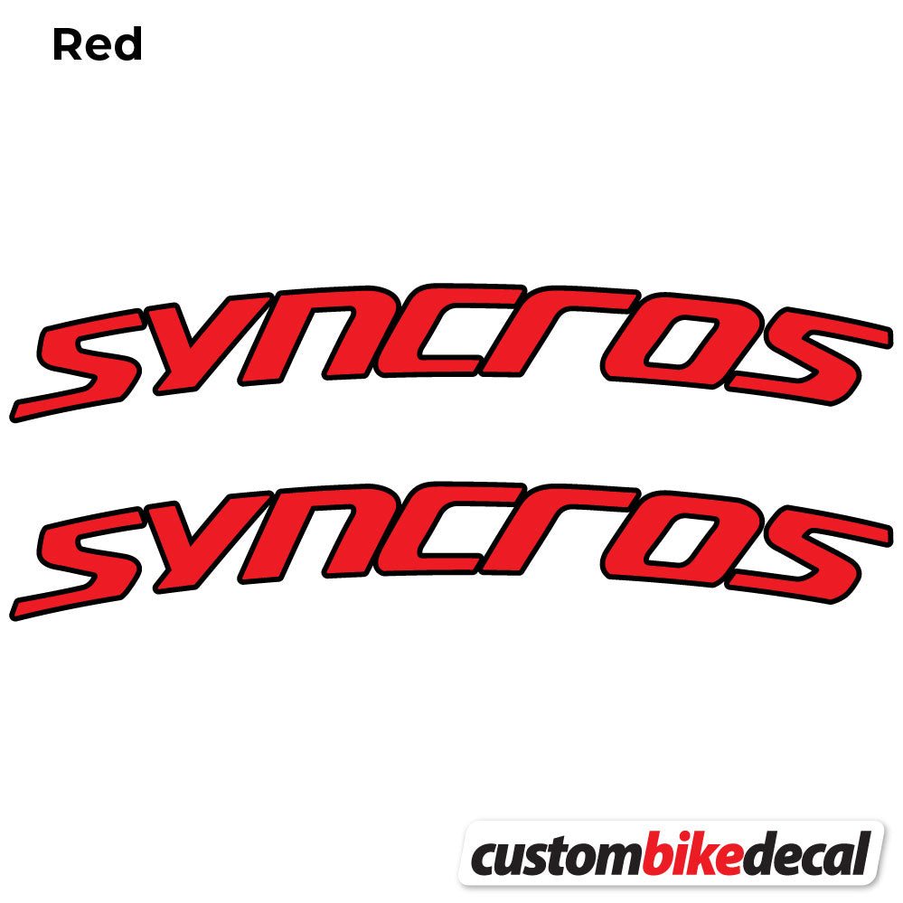 Aufkleber, Syncross Fraser IC SL, Lenkeraufkleber Vinyl