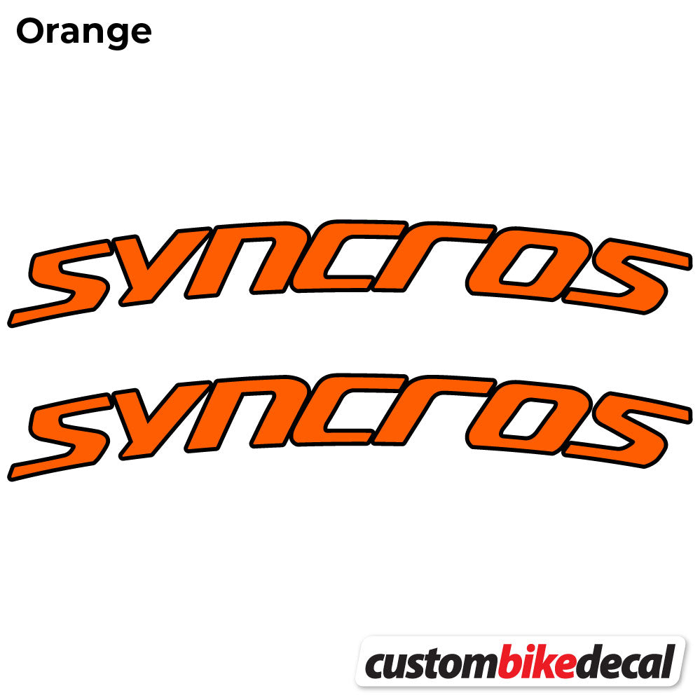 Aufkleber, Syncross Fraser IC SL, Lenkeraufkleber Vinyl