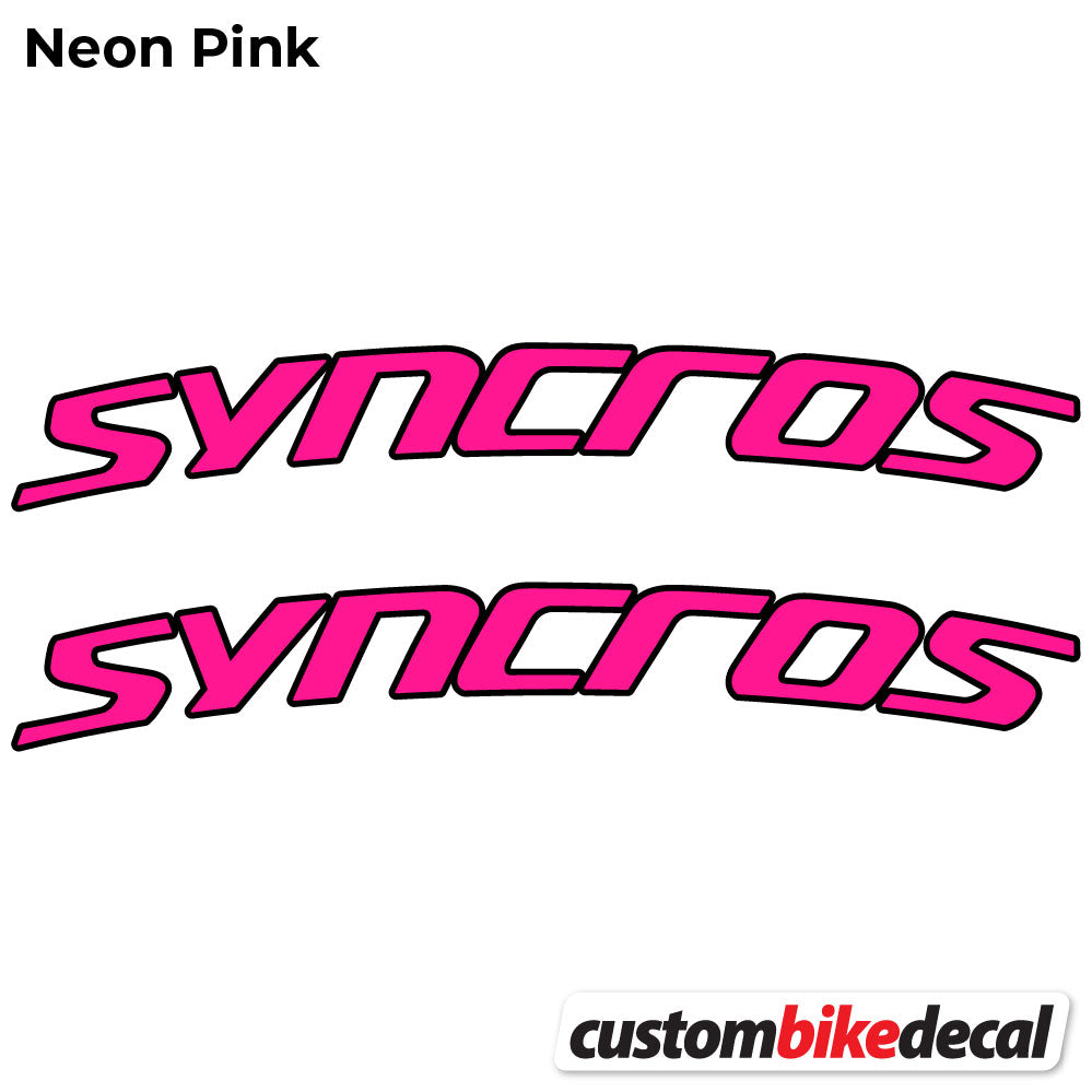 Aufkleber, Syncross Fraser IC SL, Lenkeraufkleber Vinyl