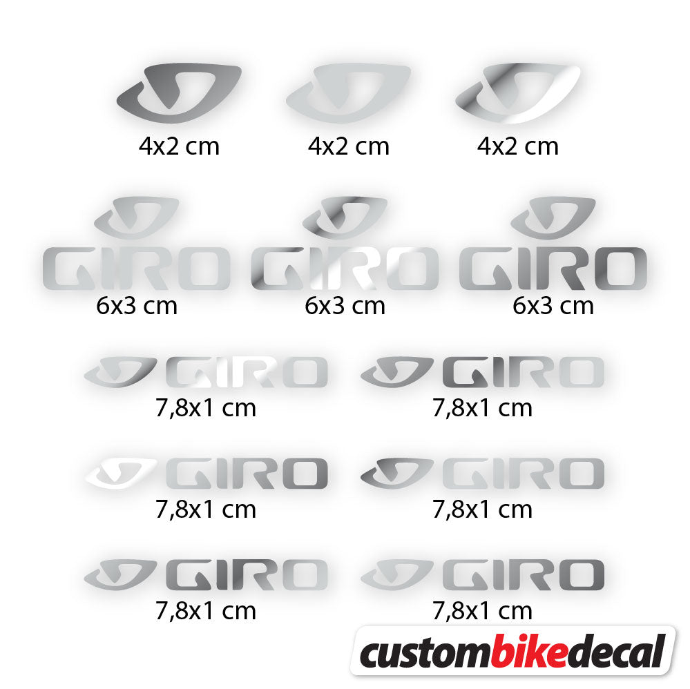 Aufkleber, Giro, Casco, Vinyl-Aufkleber
