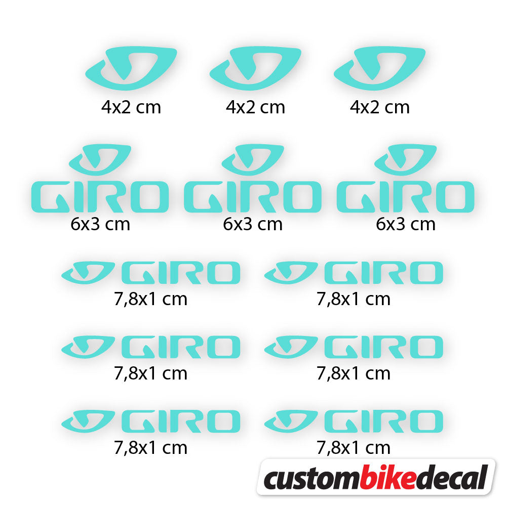Aufkleber, Giro, Casco, Vinyl-Aufkleber