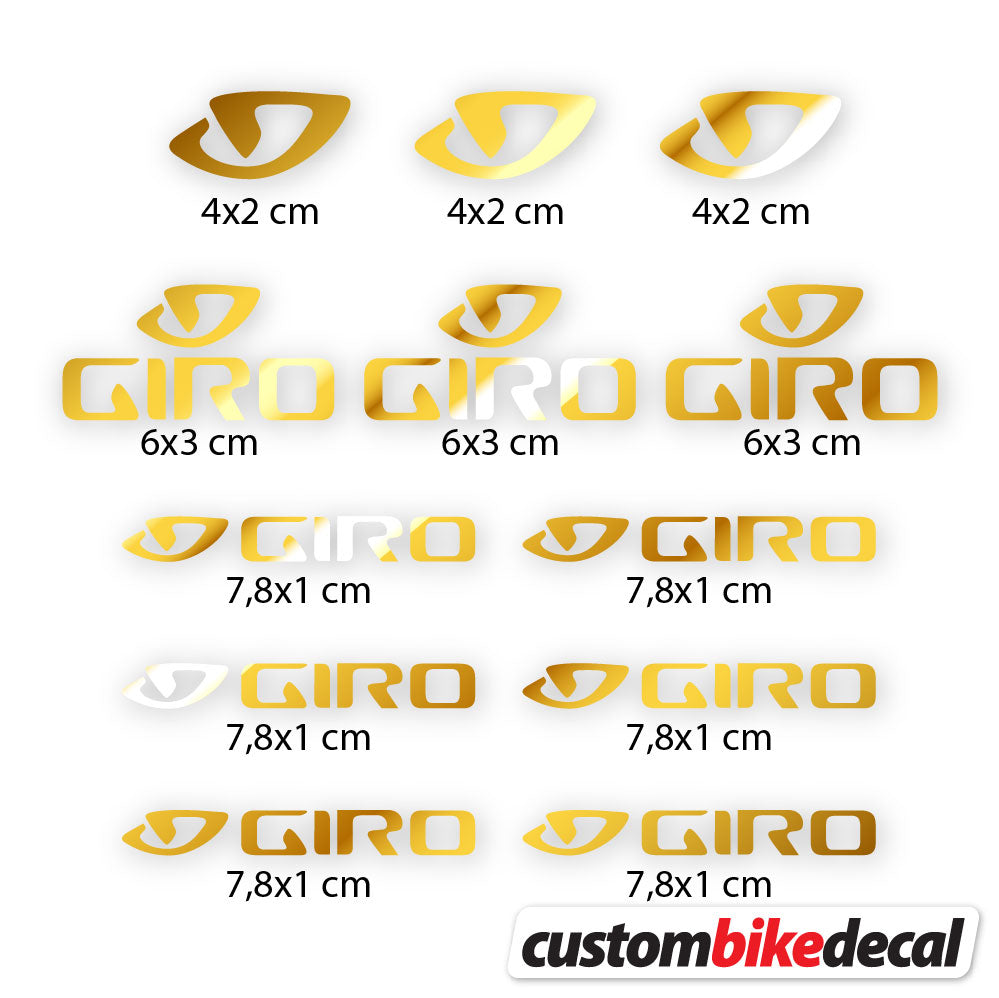 Aufkleber, Giro, Casco, Vinyl-Aufkleber