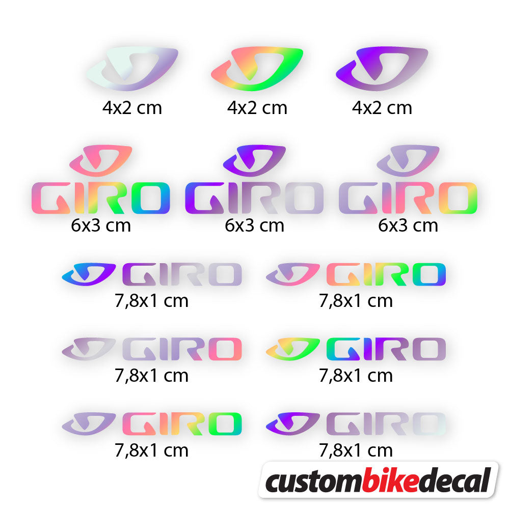 Aufkleber, Giro, Casco, Vinyl-Aufkleber