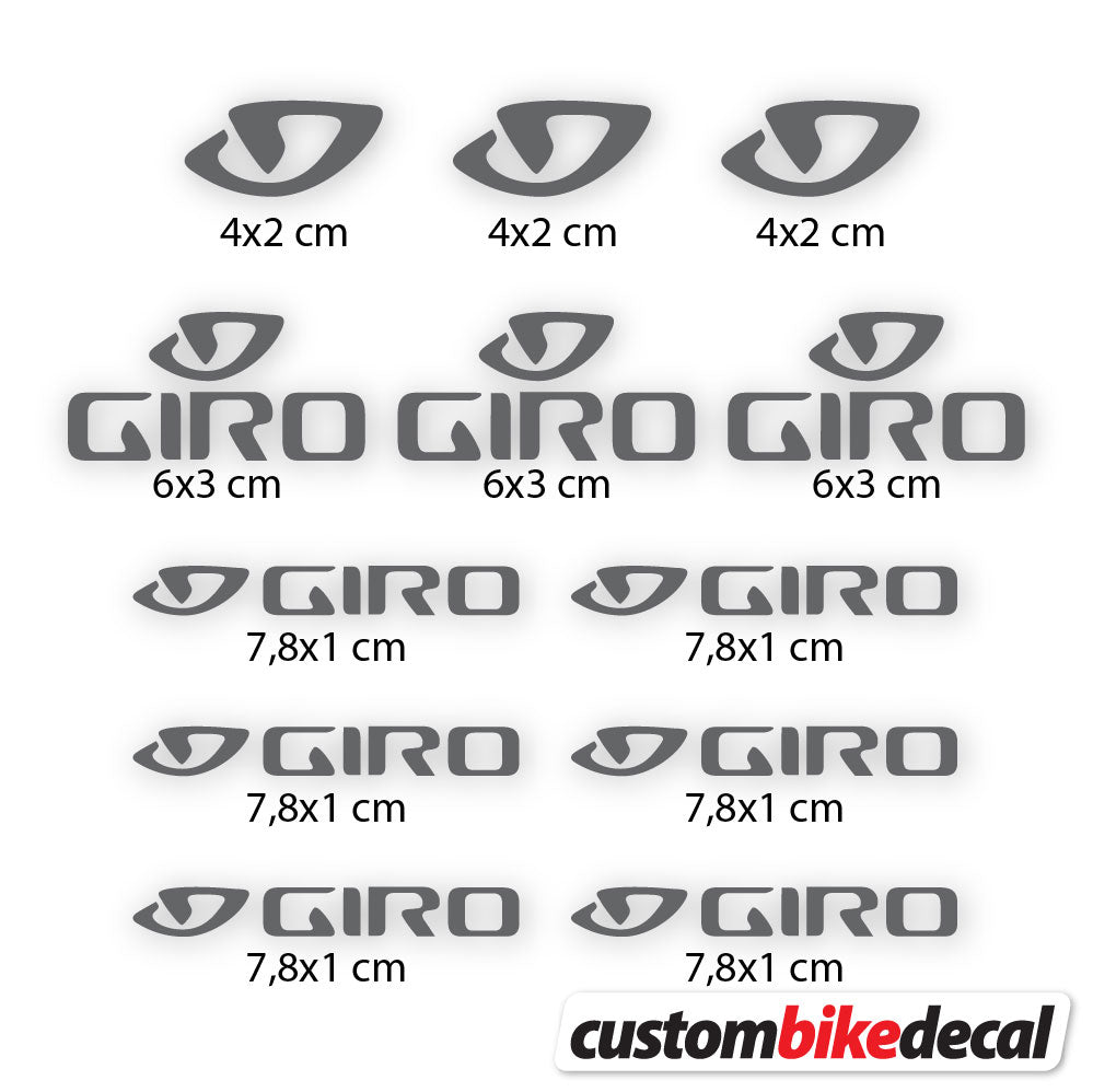 Aufkleber, Giro, Casco, Vinyl-Aufkleber