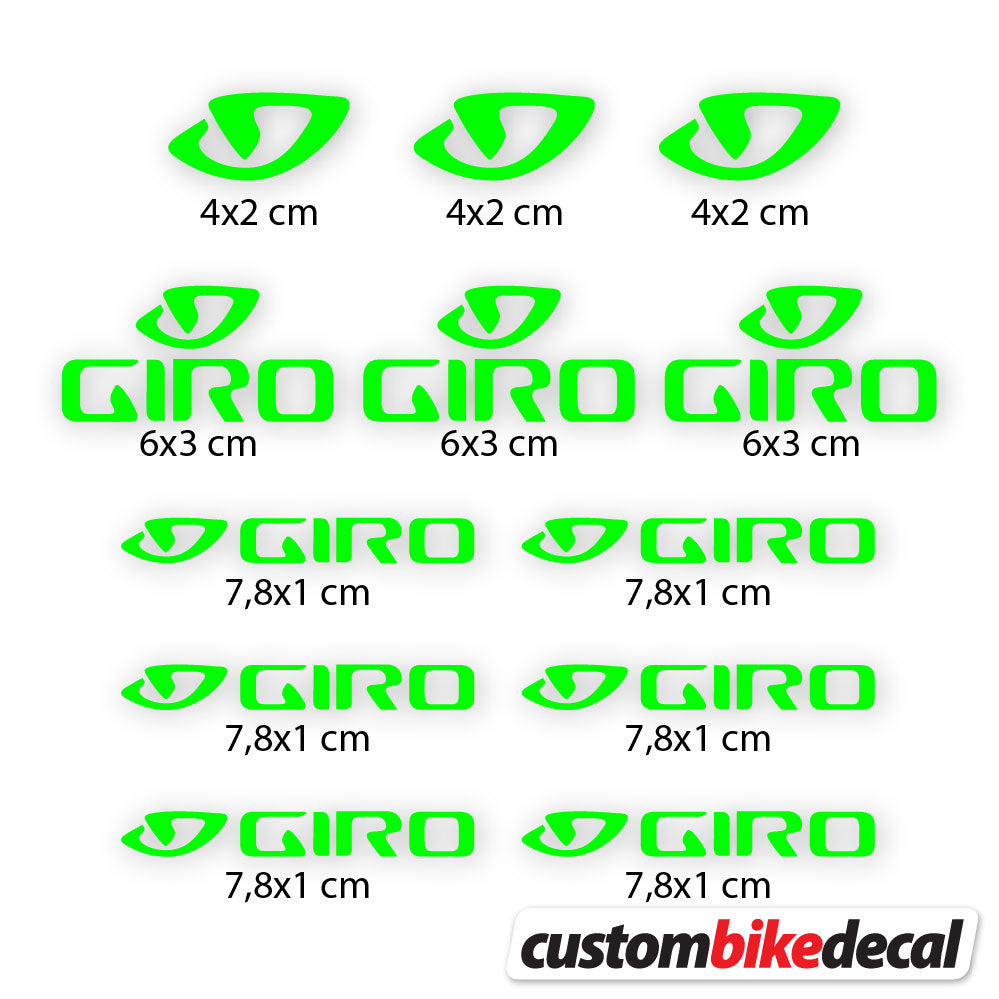 Aufkleber, Giro, Casco, Vinyl-Aufkleber