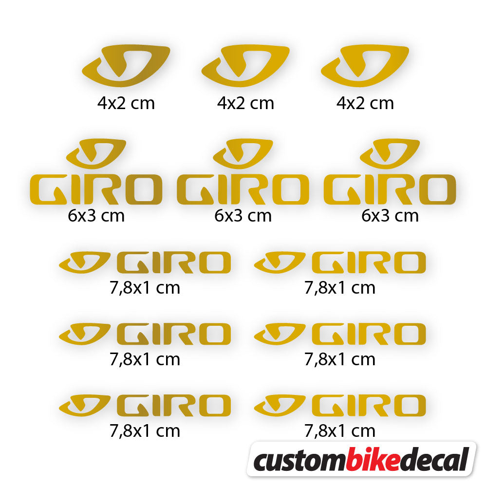 Aufkleber, Giro, Casco, Vinyl-Aufkleber