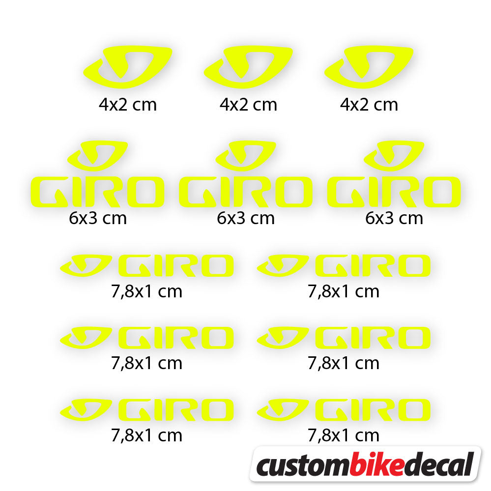 Aufkleber, Giro, Casco, Vinyl-Aufkleber