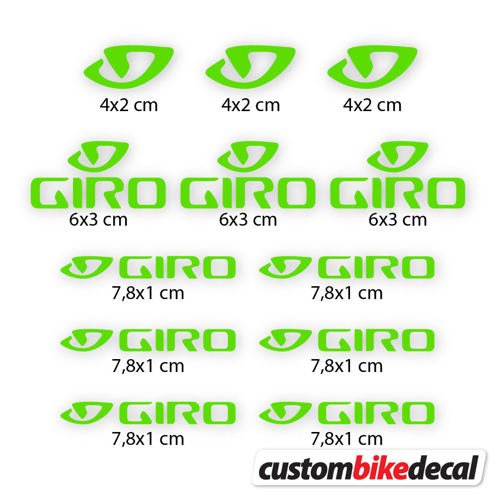 Aufkleber, Giro, Casco, Vinyl-Aufkleber