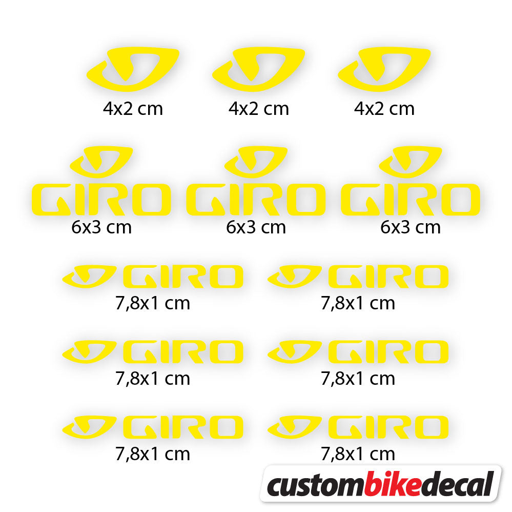 Aufkleber, Giro, Casco, Vinyl-Aufkleber