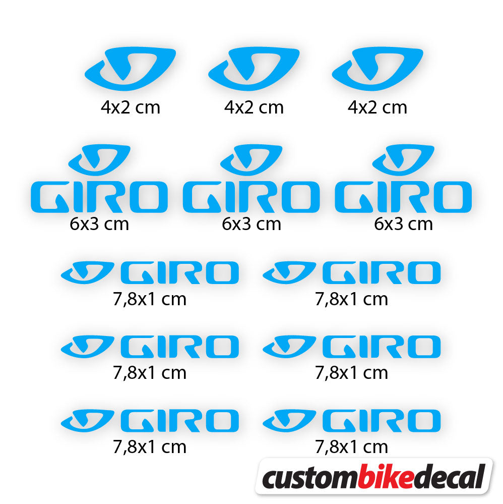 Aufkleber, Giro, Casco, Vinyl-Aufkleber