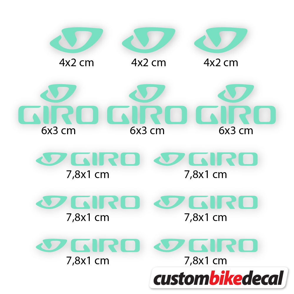 Aufkleber, Giro, Casco, Vinyl-Aufkleber