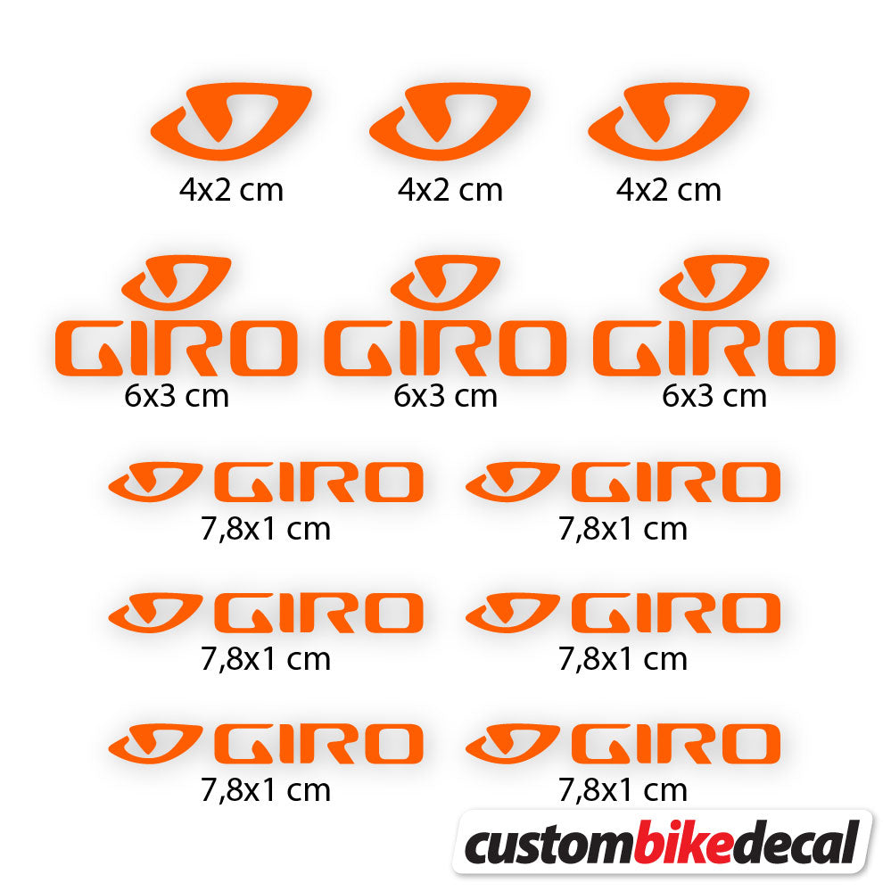 Aufkleber, Giro, Casco, Vinyl-Aufkleber