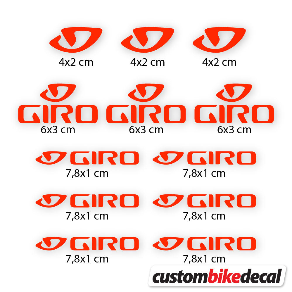 Aufkleber, Giro, Casco, Vinyl-Aufkleber