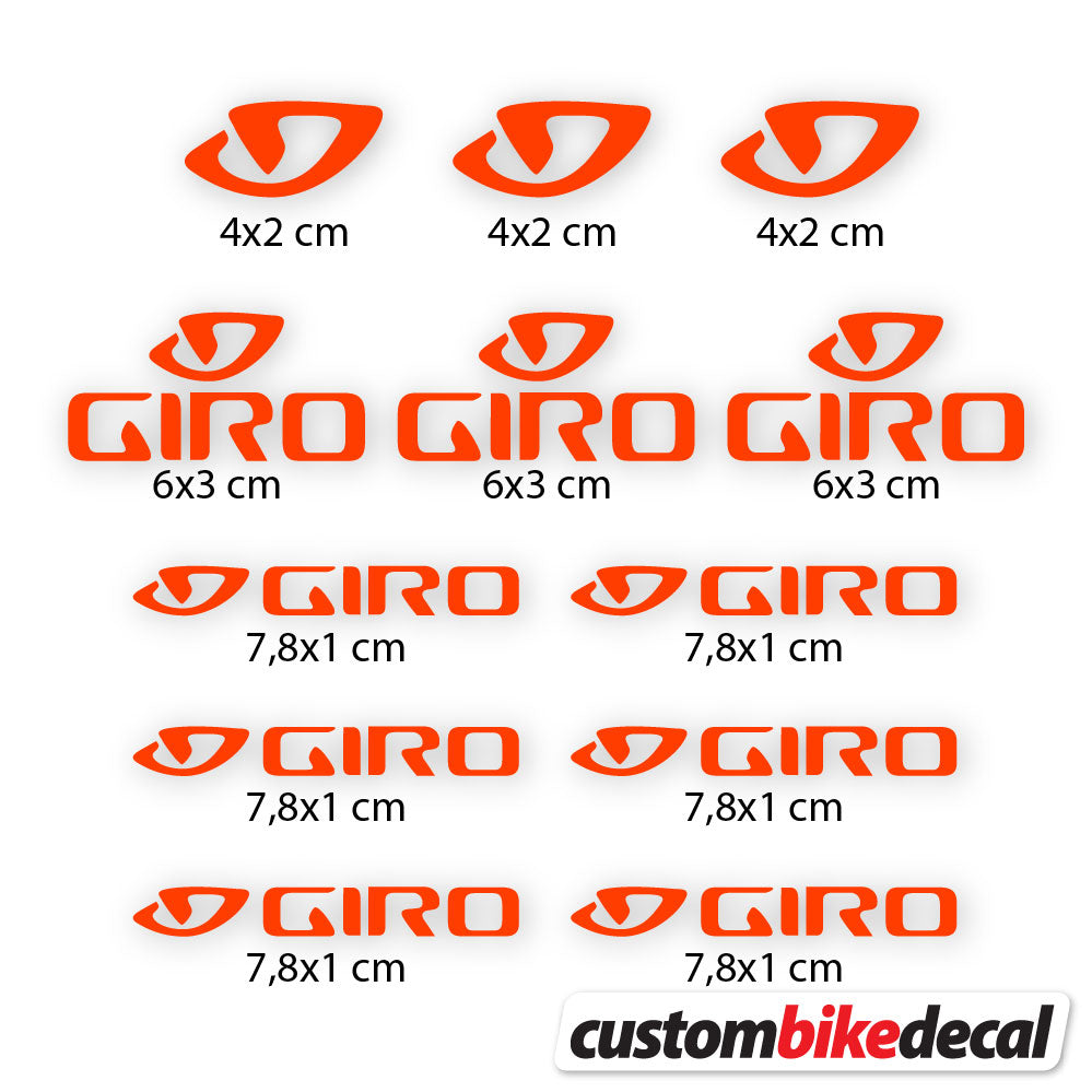 Aufkleber, Giro, Casco, Vinyl-Aufkleber
