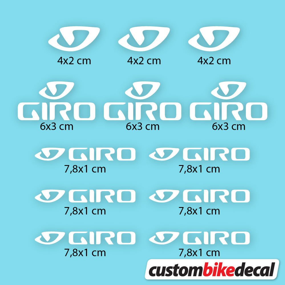 Aufkleber, Giro, Casco, Vinyl-Aufkleber