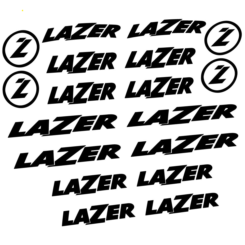 Decals for Lazer Helmet Logo in Vinyl