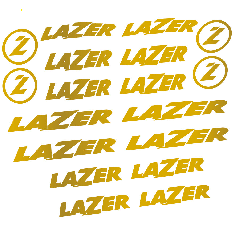 Decals for Lazer Helmet Logo in Vinyl