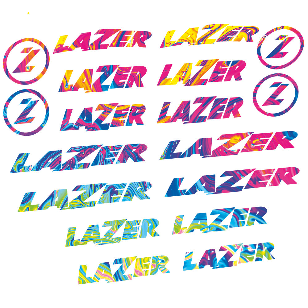Decals for Lazer Helmet Logo in Vinyl