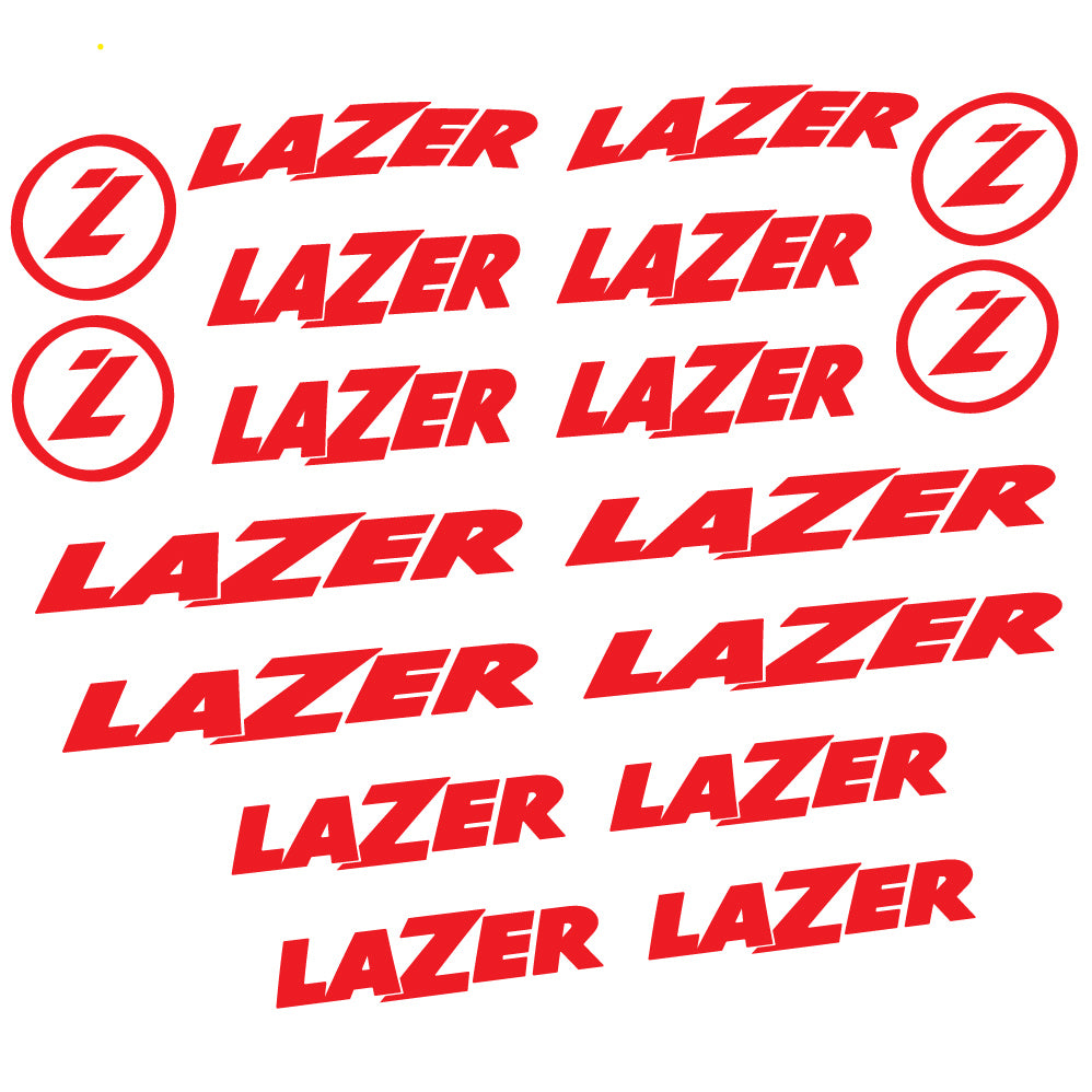 Decals for Lazer Helmet Logo in Vinyl