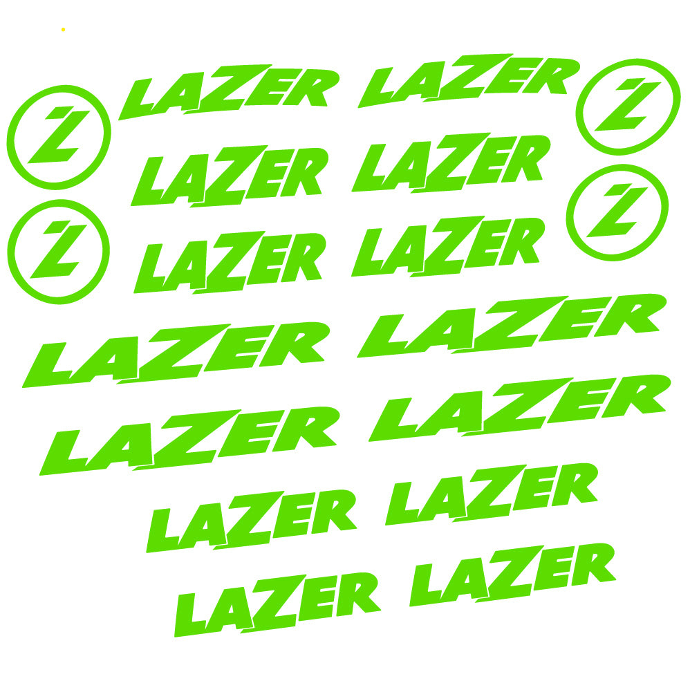Decals for Lazer Helmet Logo in Vinyl