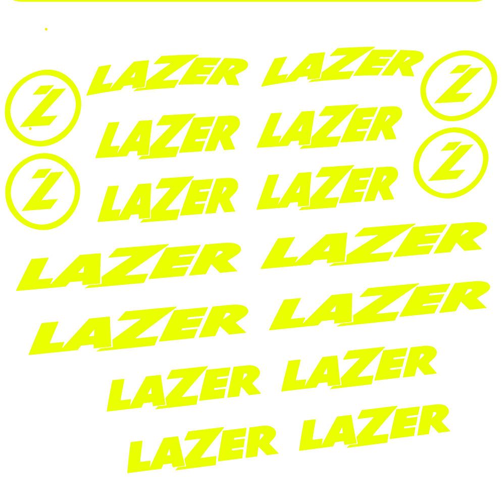 Decals for Lazer Helmet Logo in Vinyl