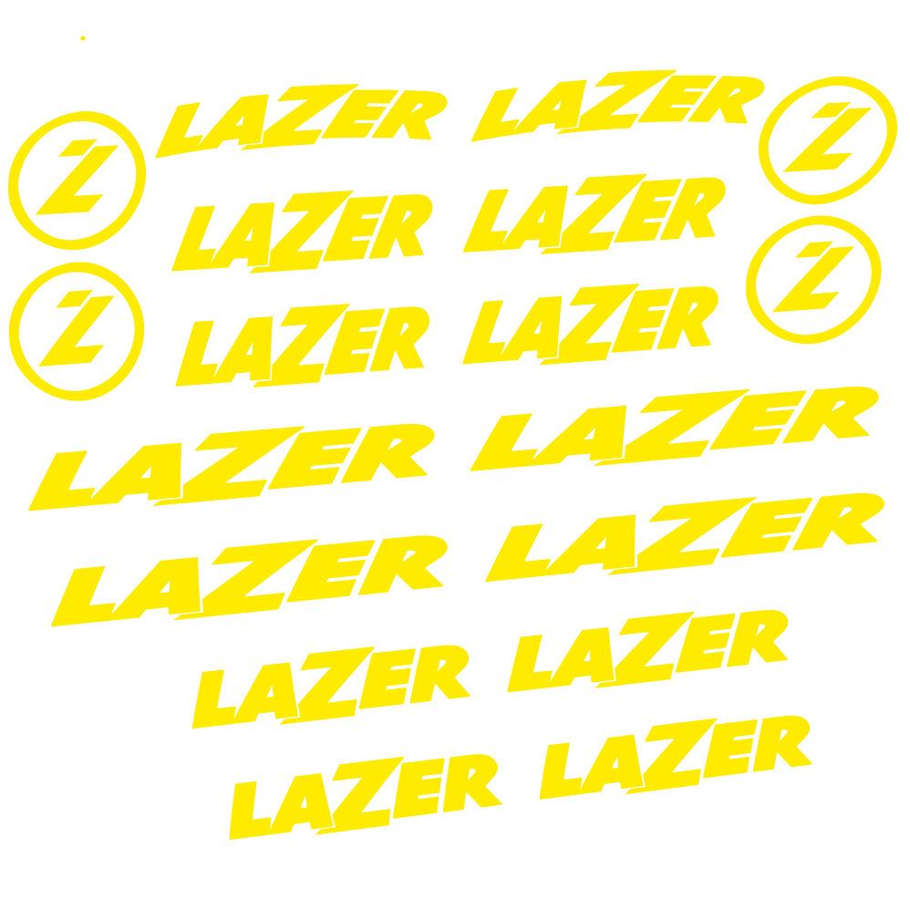 Decals for Lazer Helmet Logo in Vinyl