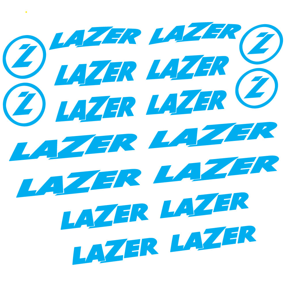 Decals for Lazer Helmet Logo in Vinyl