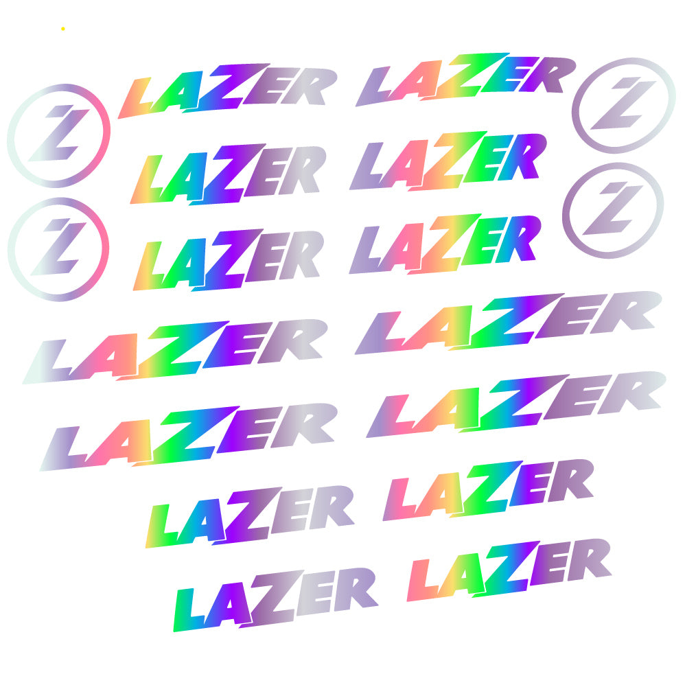 Decals for Lazer Helmet Logo in Vinyl