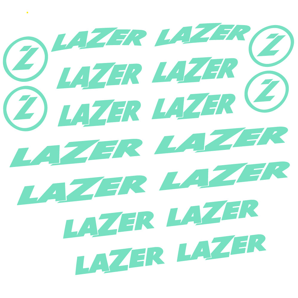 Decals for Lazer Helmet Logo in Vinyl