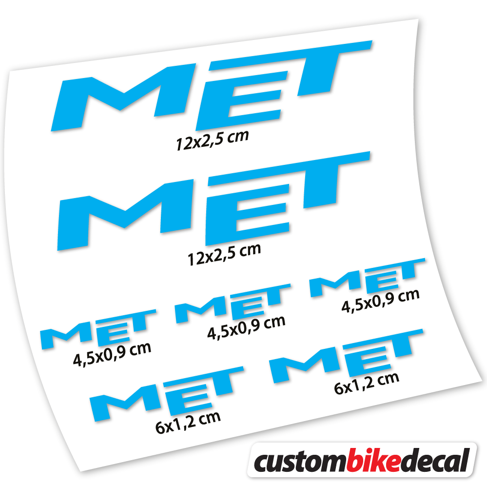 Decal Met, Helmet Sticker vinyl